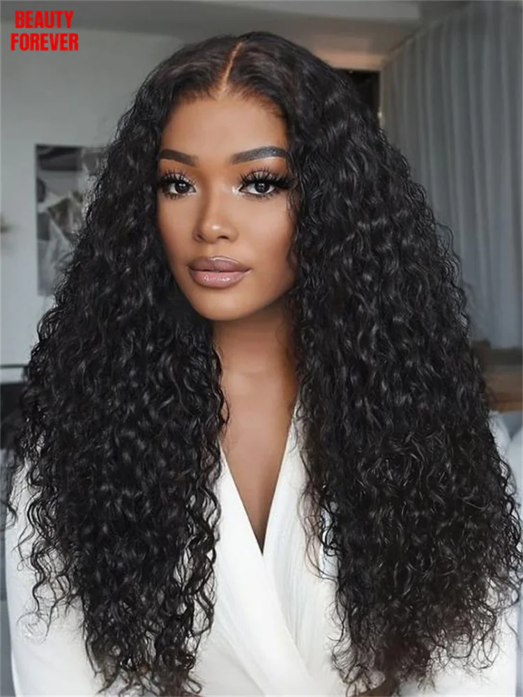 

Beautyforever Mixed Curls Deep Wave and Jerry Curly Glueless Human Hair Wig 7x5 Bye Bye Knots Put On And Go Human Hair Wigs
