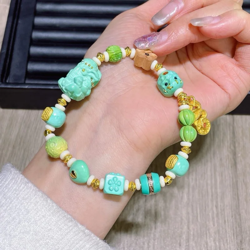 

Браслет Duobao из фосфатно-магниевой руды с ювелирными изделиями из алюминиевого золота