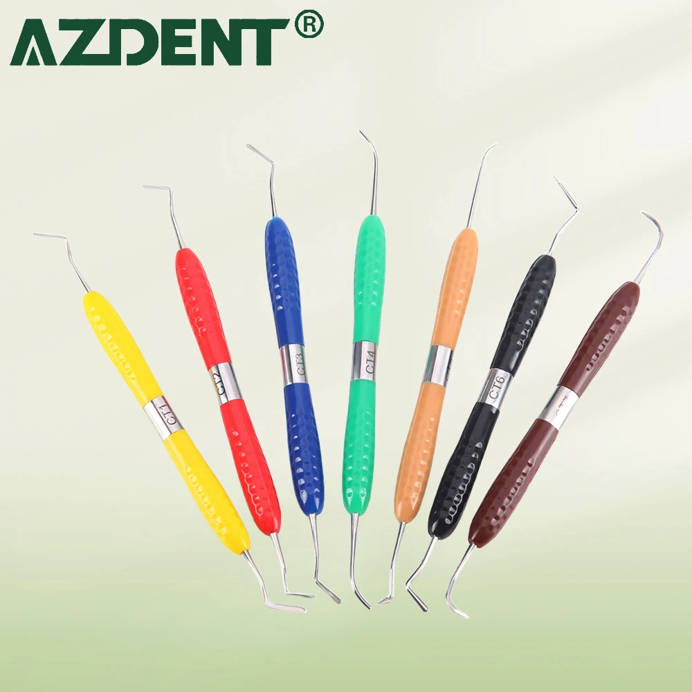 AZDENT Dental Resin Filler Aesthetic Restorationtool High Quality Fit For Resin Knife Plastic Dresser 7 Models Optional 1 Pcs