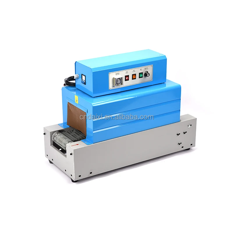 

DAIXI Semi Automatic Manual Box Bottle PP Plastic Film Tunnel Packaging Heat Mini WS260 Shrink Wrap Machine Wrapping Packaged
