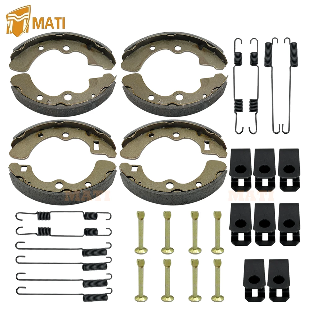 

Brake Shoes Front Rear All Springs Pins Left Right for Kawasaki Mule 2520 2510 2500 2030 2020 2010 1000 Diesel KAF450 KAF540