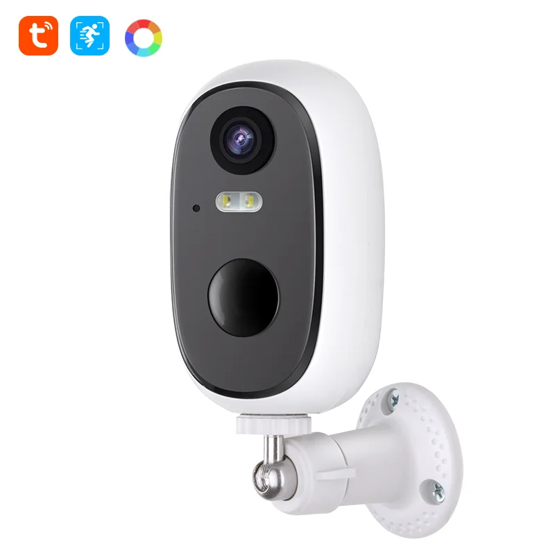 

2026 3MP Mini Wireless IP Camera with Night Vision PIR Human Detection Alarm Rechargeable Solar Panel Cloud Access CMOS Sen