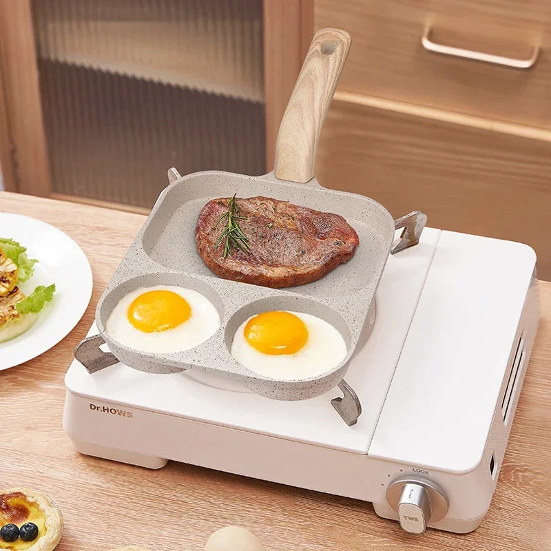 

1Pcs Omelette Non-stick Pan Burger Breakfast Skillet Home Heat Sensing Steak Pancake Pan Suitable For Family Breakfast Cooking