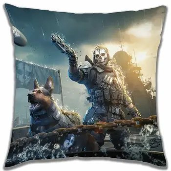 使命召喚抱枕裝飾靠墊沙發裝飾枕客廳裝飾枕套 45*45 靠墊套 40*40 6 最佳銷售 使命召喚週邊商品 - №5