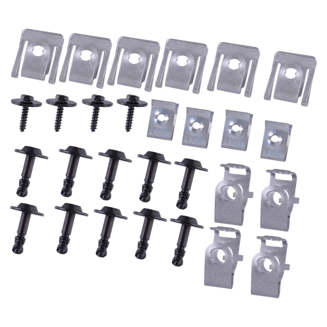 1 Set Mixed Engine Undertray Under Cover Clips Fitting Fastener Kit fit for Audi A4 B8 A5 8T 2015 2014 2013 2012 2011 2010-2007