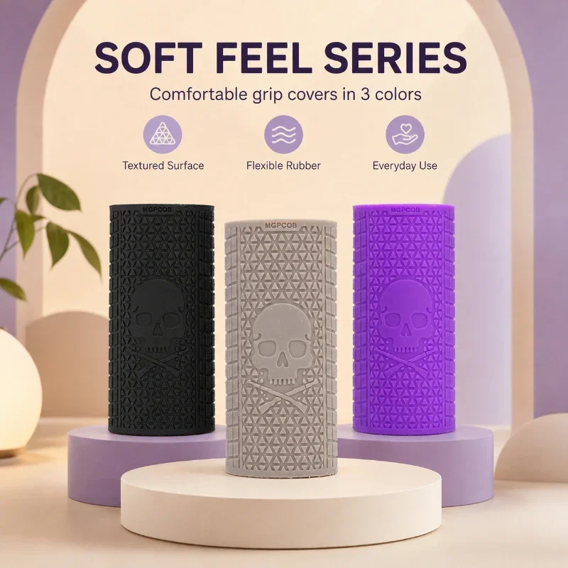 Non-slip Silicone Handle Protector Flexible Fit Anti-wear Comfort Grip Sleeve Stylish Decorative Hand Accessory