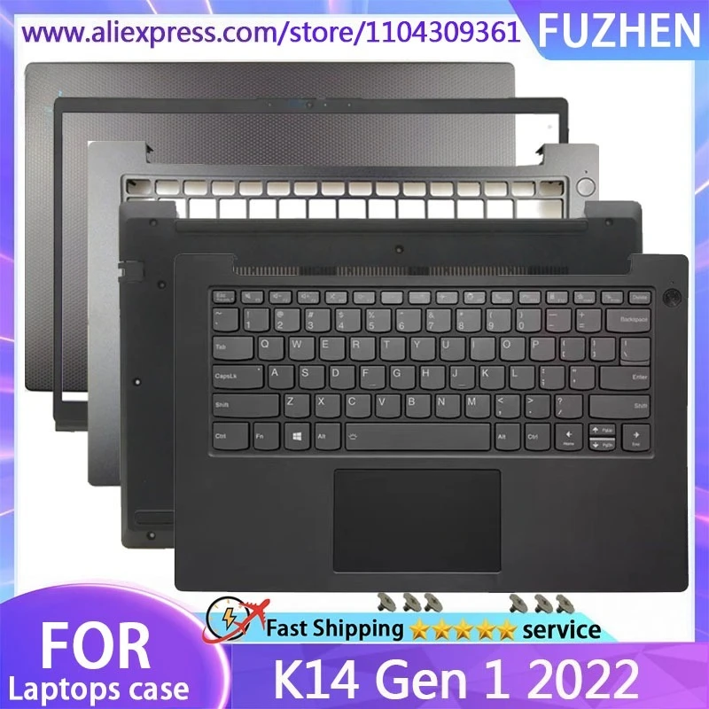 

NEW For K14 Gen 1 2022 Laptop LCD Back Cover Front Bezel Palmrest Bottom Case Keyboard Shell Top Cover Upper Lower