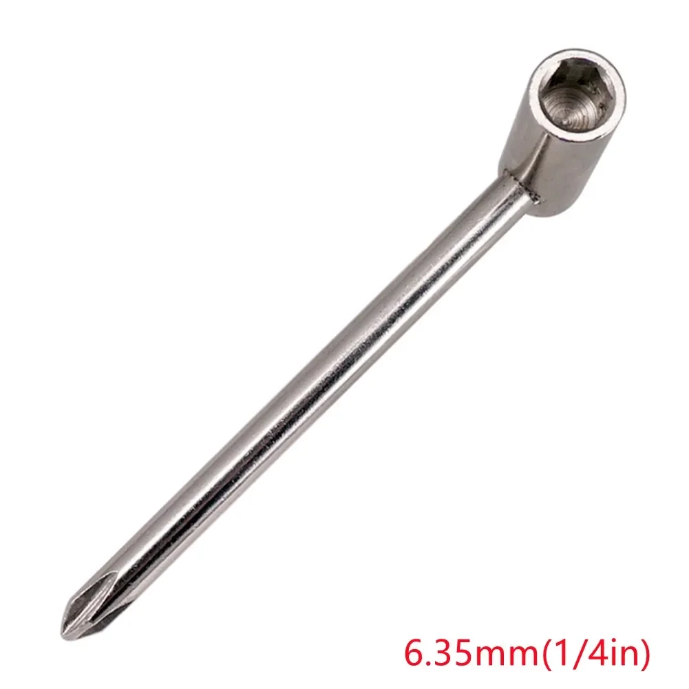 Tools Truss Rod Wrench Guitars 8mm Adjusting Wrench Electric Guitars Portable Silver Truss Rod 6.35mm Hot Sale