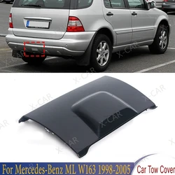 Unpainted Rear Bumper Tow Hook Cover Trailer Cap Lid A1638801105 For Mercedes-Benz ML-Class W163 1998 1999 2000 2001 2002-2005