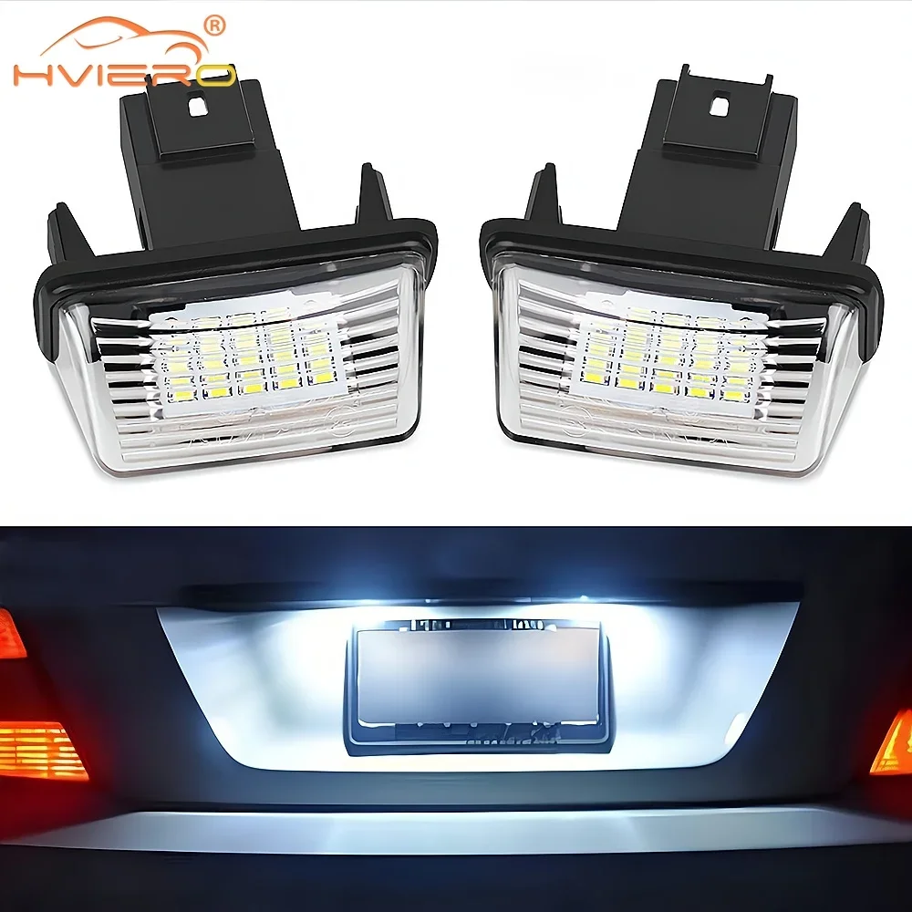 

2X Auto LED License Plate Lamp 206 207 306 307 406 407 Peugeot Citroen C3 C4 C5 Waterproof Drl Reverse Led Car Parking Daylight