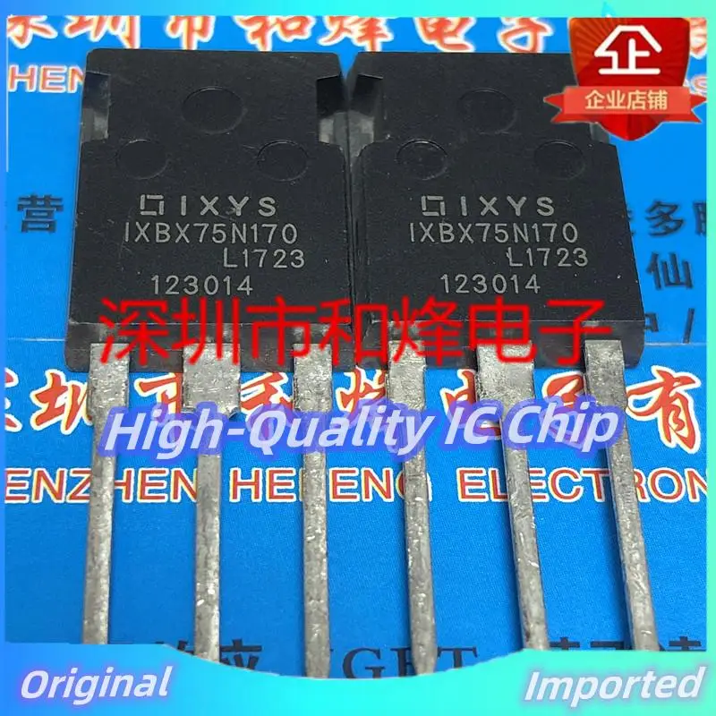 

10PCS-30PCS IXBX75N170 TO-247 1700V 75A Imported Original Best Quality