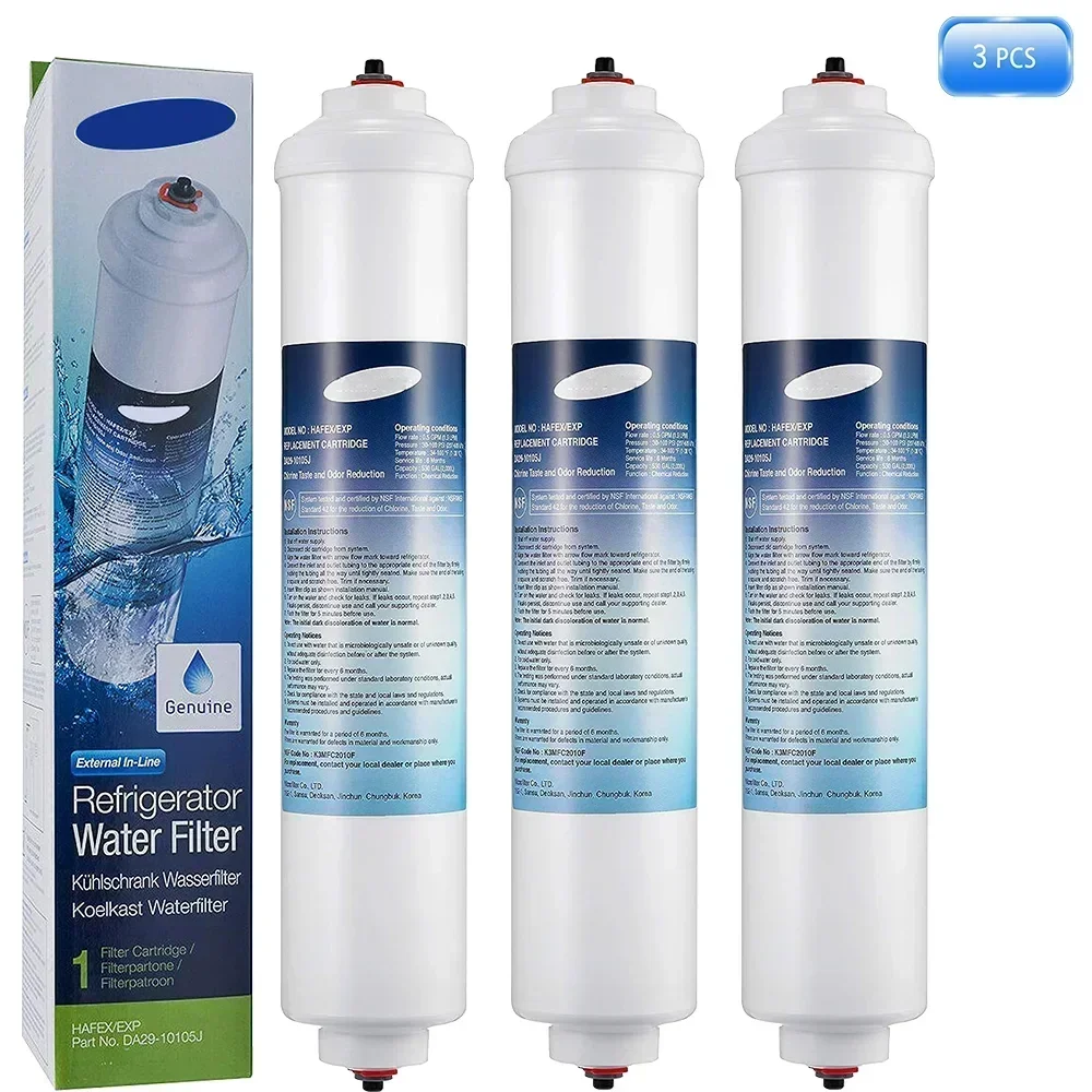 2025 NEW Replace For Samsung DA29-10105J Refrigerator Water Filter For HAFEX/EXP WSF-100 Aqua-Pure Plus LG 5231JA2010B GE GXRTQR