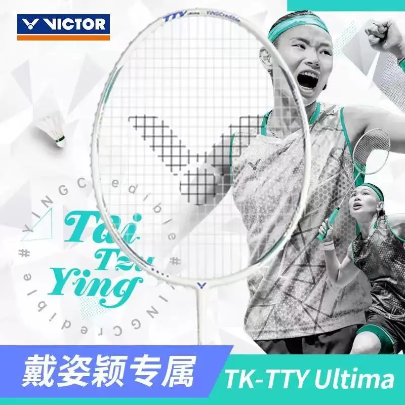 New For Victor Victory Badminton TK-TTY Ultima Alloy Full Vegetable Carbon Fiber Exclusive Professional Speed ​​Type With Line