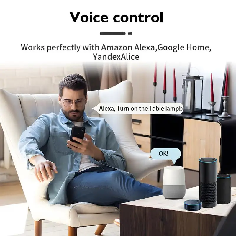 Tuya WiFi Smart Plug 16A/20A EU Smart Buchse Mit Power Überwachung Timing Funktion Voice Control Über Alexa Google hause Yandex