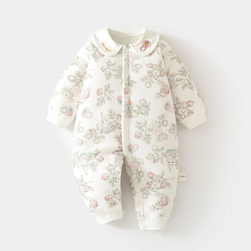 

Детский комбинезон: новая коллекция осень-зима, утепленный, из чистого хлопка, для мальчиков, теплый ромпер, хлопковая одежда, хлопковое пальто