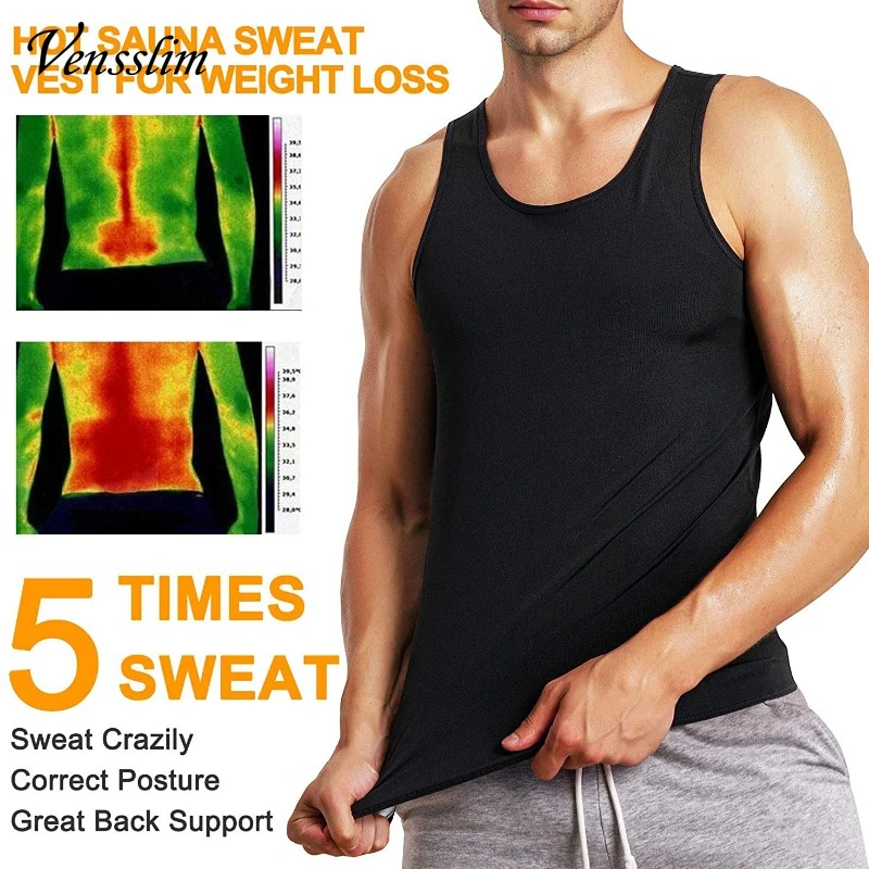 Sweat Sauna Vest Neoprene Vest Mens Body Shaper Modeling Fat Burning Shirt Slimming Belt Sweat Sauna Weight Loss Waist Trainers