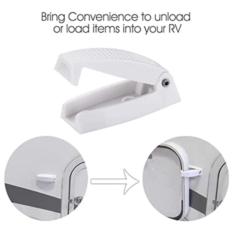 Baggage Door Cabinet Catch Trailer Storage for Latch Closure Hook Holder for RV