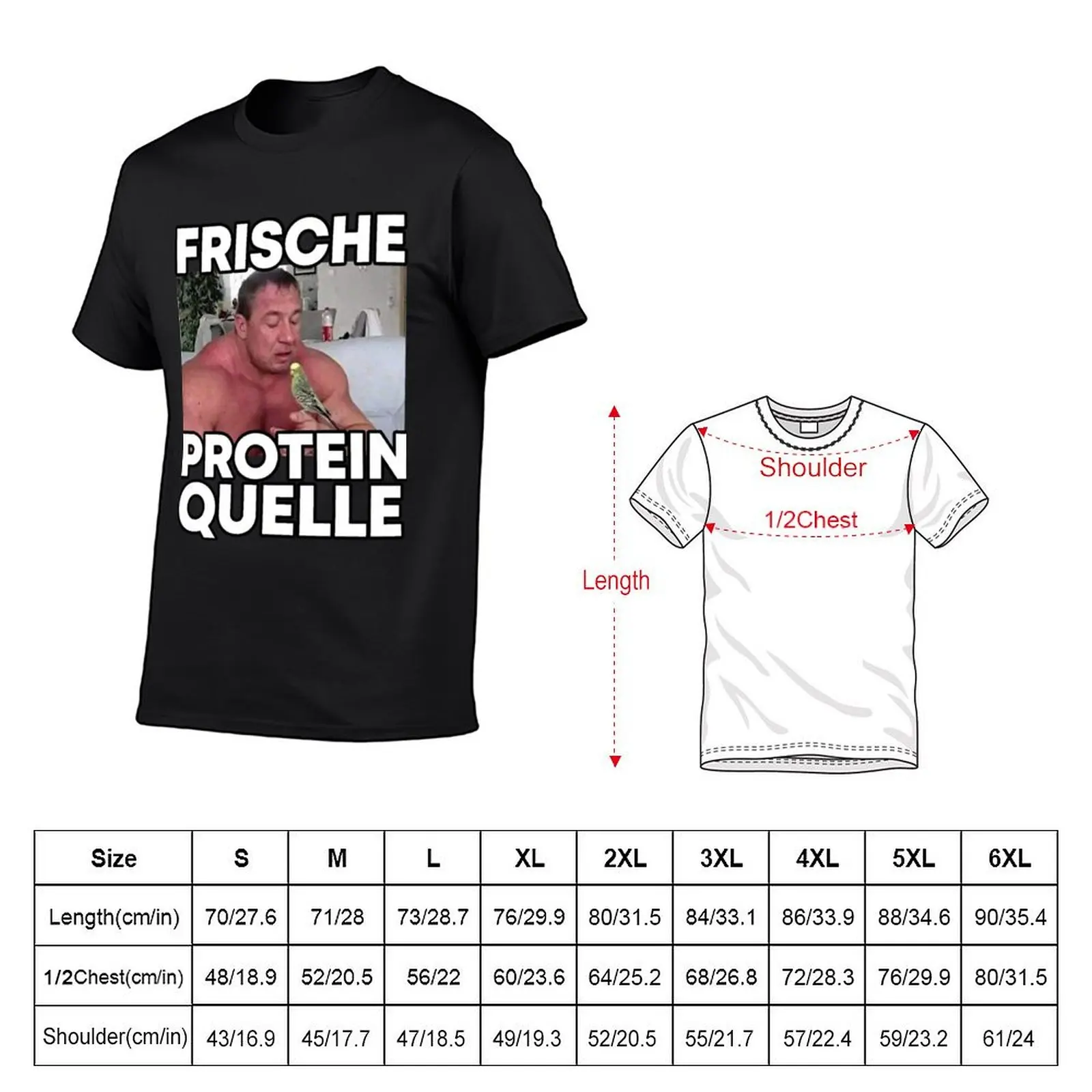 Markus Rühl Meme Frische Protein Quelle T-Shirt anime Aesthetic clothing anime clothes mens funny t shirts