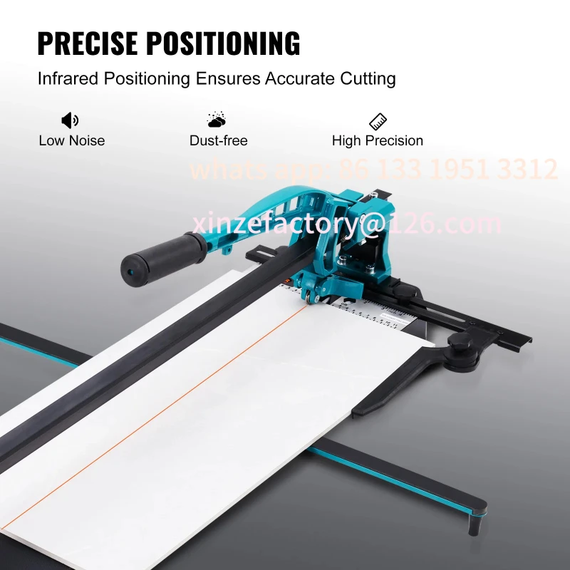 

Customizable Manual Tile Cutter Ceramic Tile Cutter with Tungsten Carbide Cutting Wheel Infrared Positioning Anti-Skid