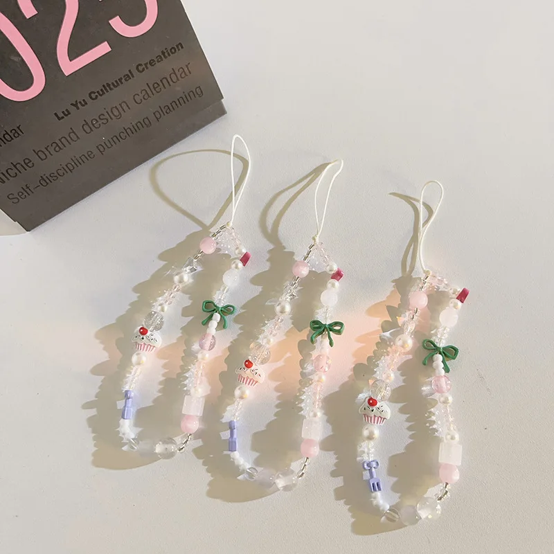 

Ins стиль повседневный милый короткий ремешок для телефона подвеска из бисера для чехла для телефона CCD камера студенческие девушки запястье защита от падения цепочка безопасности