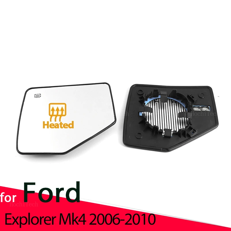 

Side Heated Electric Wide Angle Wing Mirror Glass For Ford Explorer Mk4 2006-2010 Accessories Left or Right Side