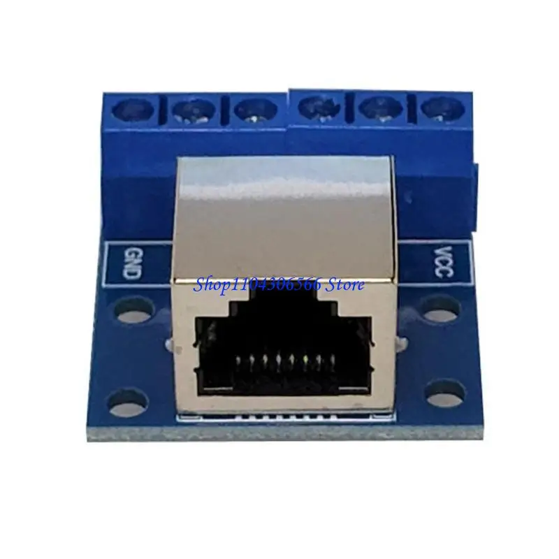 02DD High Durability RJ45 Port 6Pin For Ethernet RS422 RS485 Conversion
