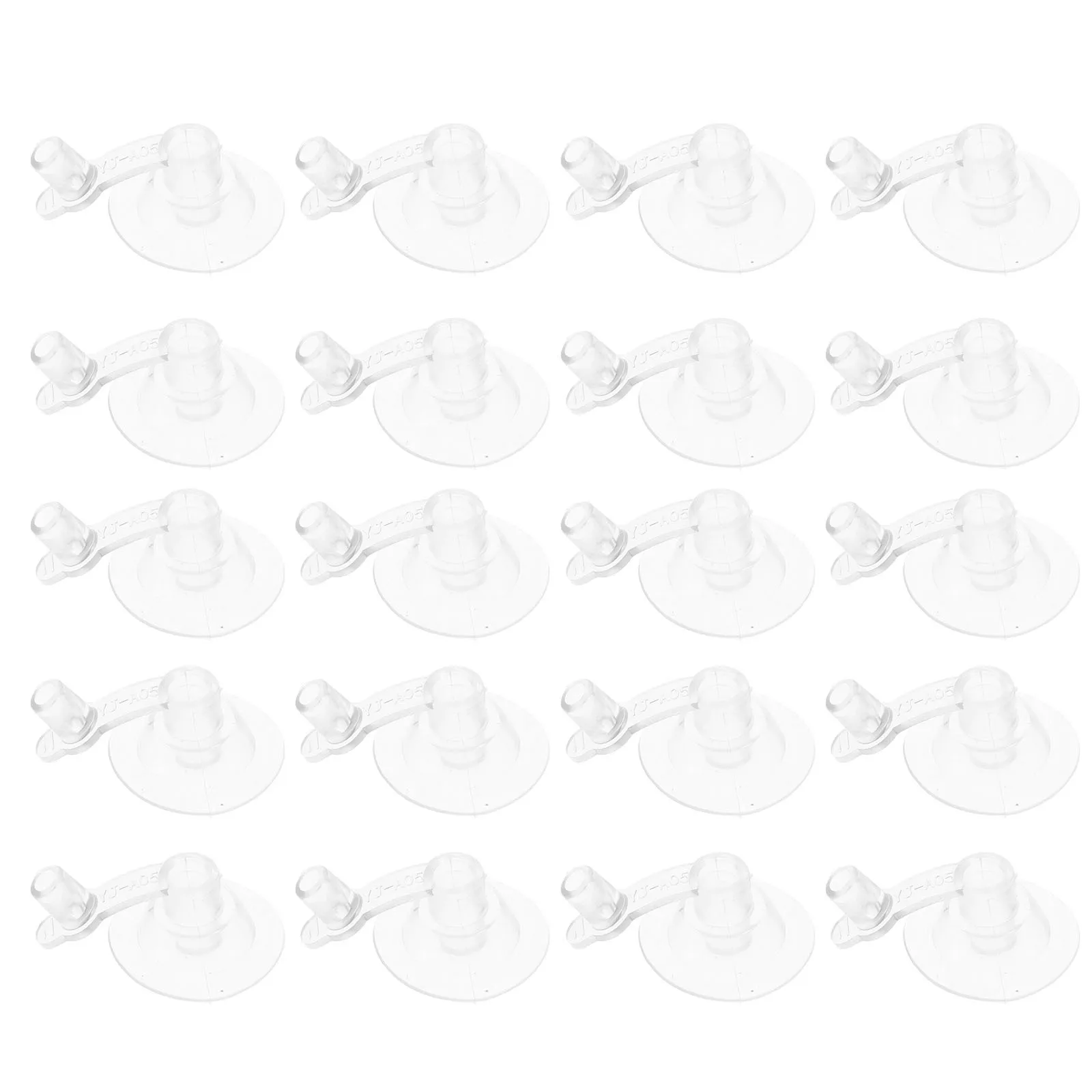 20 قطعة استبدال مجموعة صمامات قابلة للنفخ العالمي صالح لمضخات الهواء سرير قابل للنفخ خواتم الوسائد فوهة مضخة الغاز رئيس