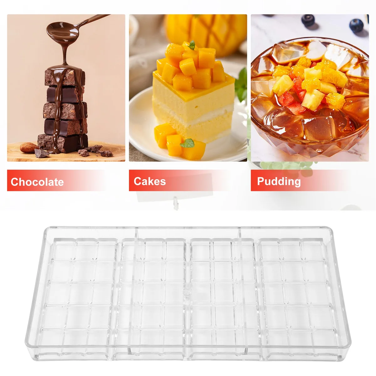 Chocolate Bar Maker Candy Mould Break Apart Bar Chocolate Mold Chocolate Diy Pastry Tools