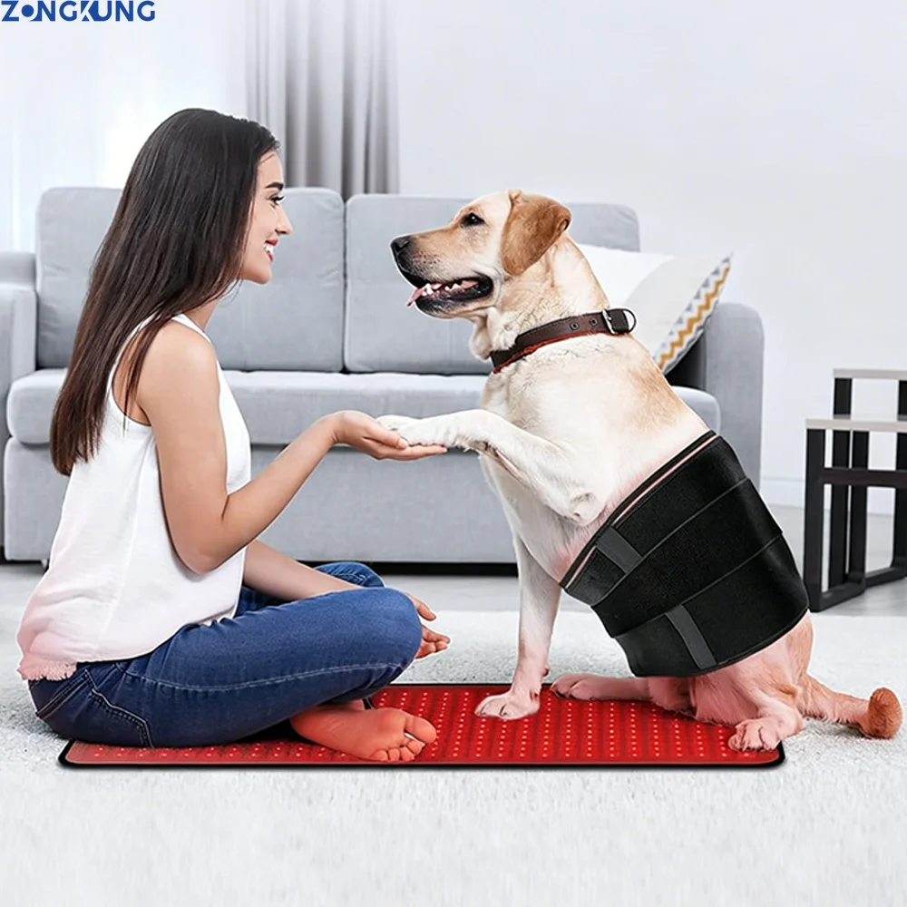 LED Red and Infrared Light Body Pad Wearable Wrap for Back Shoulder Waist 660nm&850nm Infrared Light Weight Loss Device
