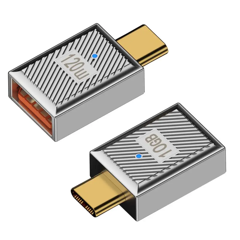 USB A To USB C 10Gbps Adapter USB 3.1 Type A To Type C Charging plug Converter Fast Charging For Laptop PC Printer Flash Drive