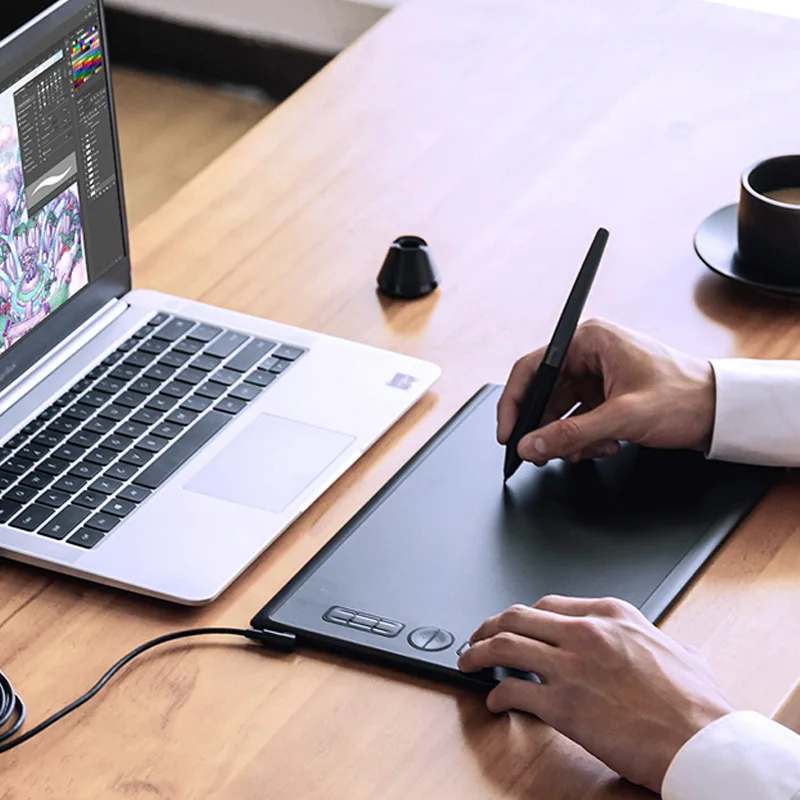 Passive Digital Drawing Tablet Connectable to Phone, Erasable Smart Graphic Writing Pad