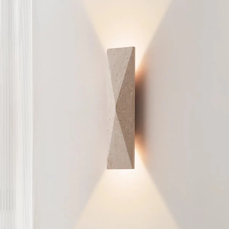 Japanese Nordic Porch Lights Stone LED Chandelier Art Home Decoration for Living Room Bedside Background Garden Lighting Fixture