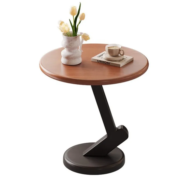 

Solid wood removable sofa side table side shelf simple ins wind bed side sofa corner small living room