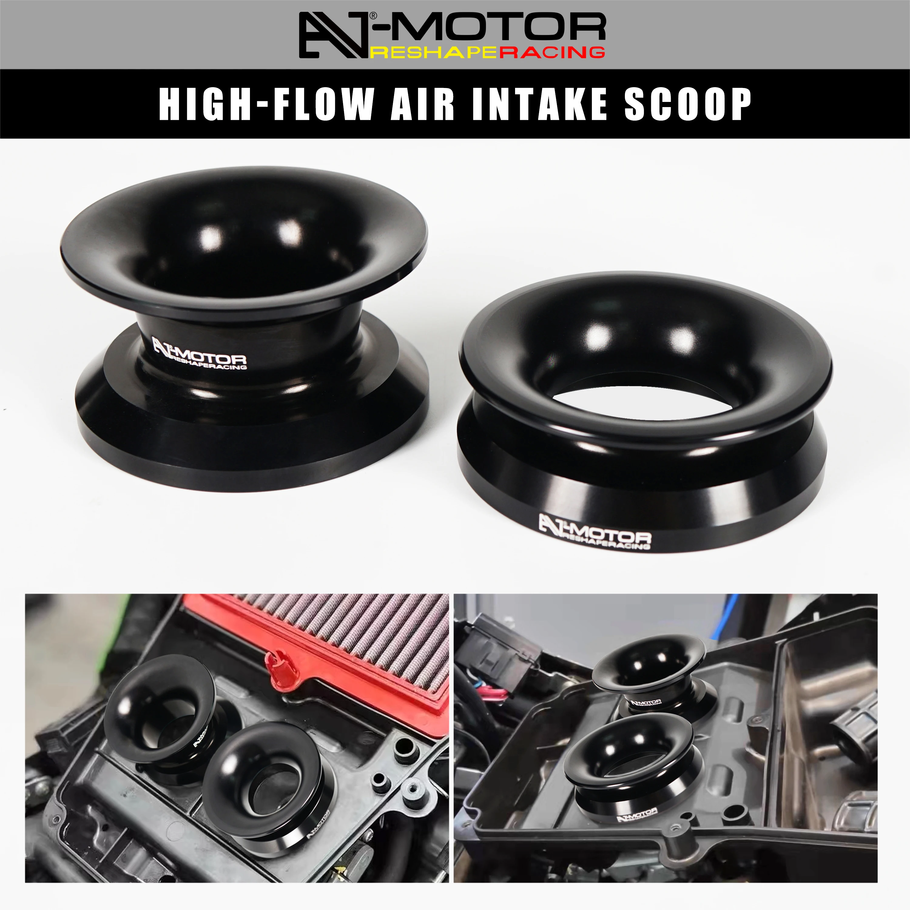 

Высокопроизводительные воздухозаборники для Kawasaki Ninja 400 2018-2024 | Система впуска воздуха Ram Air для повышения производительности, аксессуар для мотоцикла