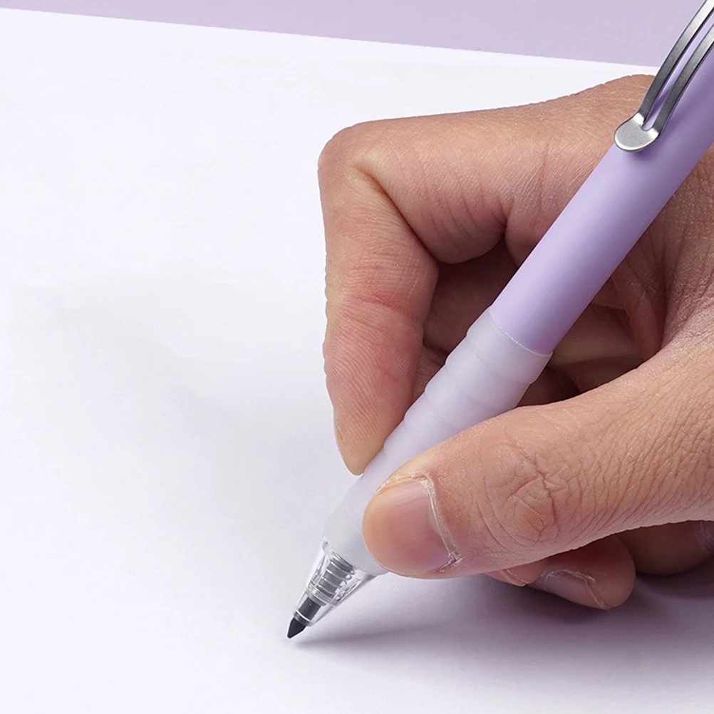 

6Pcs Press-Type Mechanical Pencils Smooth Writing Retractable Kids Pencils for School Drawing Lovely Children Pencil Set