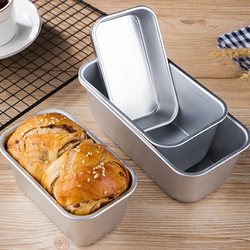 Aluminum Alloy Non-Stick Brownie Cheese Cake Toast Mold Bread Loaf Pan Baking Pans Dishes Kitchen Baking Tool