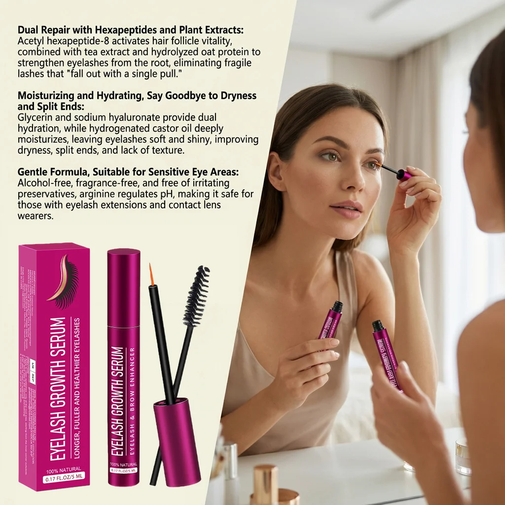 Eyelash Growth Serum Hair Grow - огляд і ціна Hair Care Natural Products