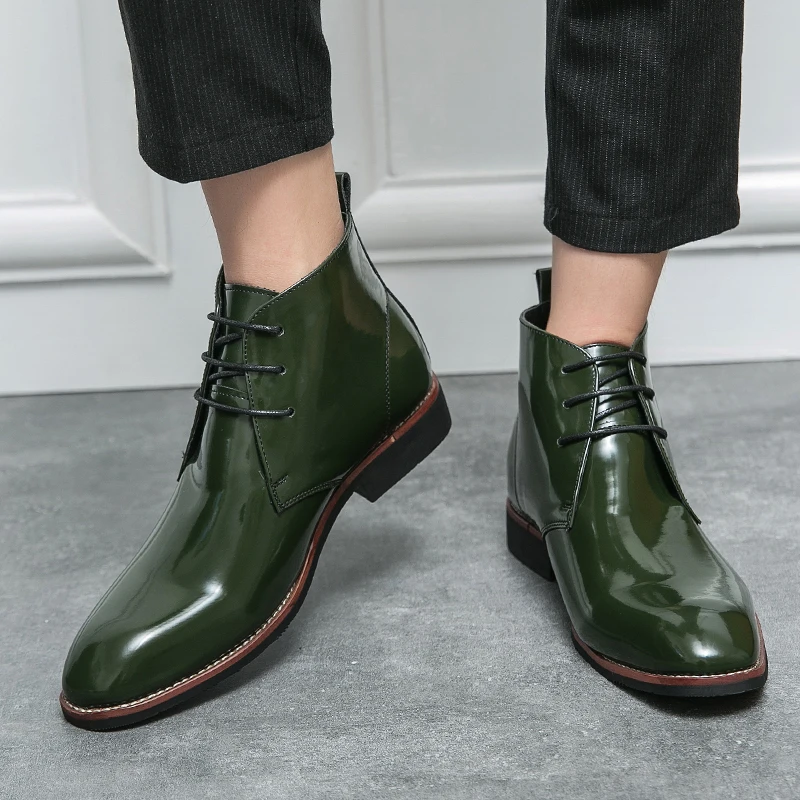 Golden Sapling Chelsea Boots for Men Fashion Party Shoes Casual Business Flats Leisure Office Men\'s Dress Boot Comfortable Shoes