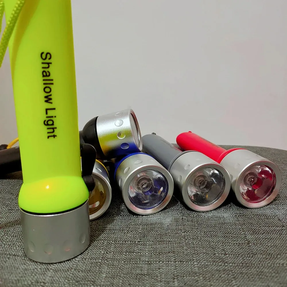 Powerful Super Bright Flashlight Diving Hunting High Lumen LED Outdoor Camping Light Waterproof Mini Portable Lighting Lantern