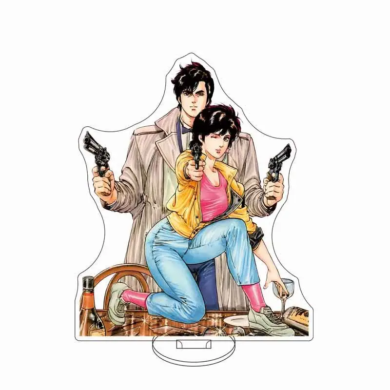 16CM Anime Figure From Cat's Eye Sylia Chamade Tam Chamade Alexia Chamade‌ Toshi Utsumi Cos Acrylic Stand Ornaments Gifts - view 5