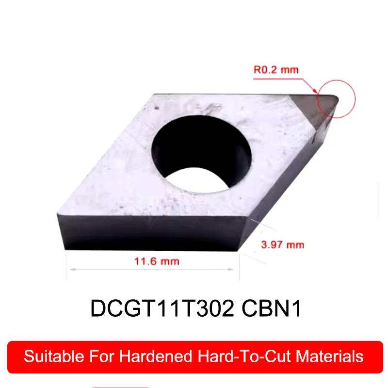 Imagem -05 - Tratamento Térmico Cnc Torno Ferramenta Cbn Alta Dureza Lâmina Aço Temperado após Processamento Tool Bit Torneamento Inserções Dcgt070204