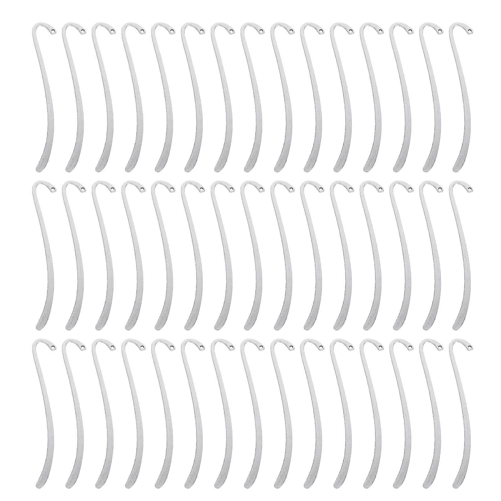 

50pcs Vintage Metal Pendant Carved Hook Reading Page Markers Jewelry Making Supplies Craft Charms Diy Bookmark Hook Retro Alloy