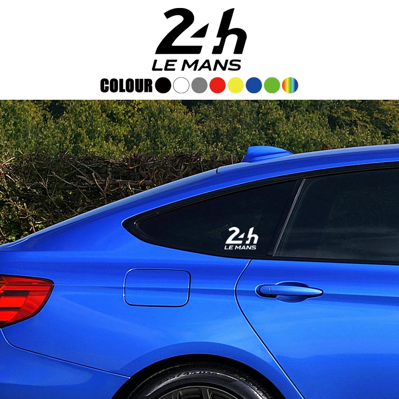 

24H LE MANS Car Vinyl Sticker Car Body Window Front And Rear Windshields Decoration Sticker Auto Waterproof Sticker
