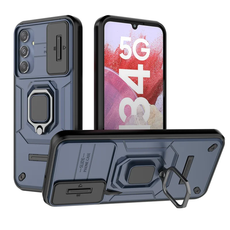 Чехол-подставка для Samsung M34, с магнитным кольцом