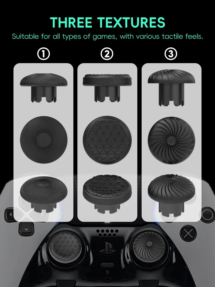 DATA FROG 8Pcs Thumbstick Cap For PS4 PS5 Edge Elite Controller Mushroom Hat Thumb Stick Caps For Xbox Series Joystick Accessori