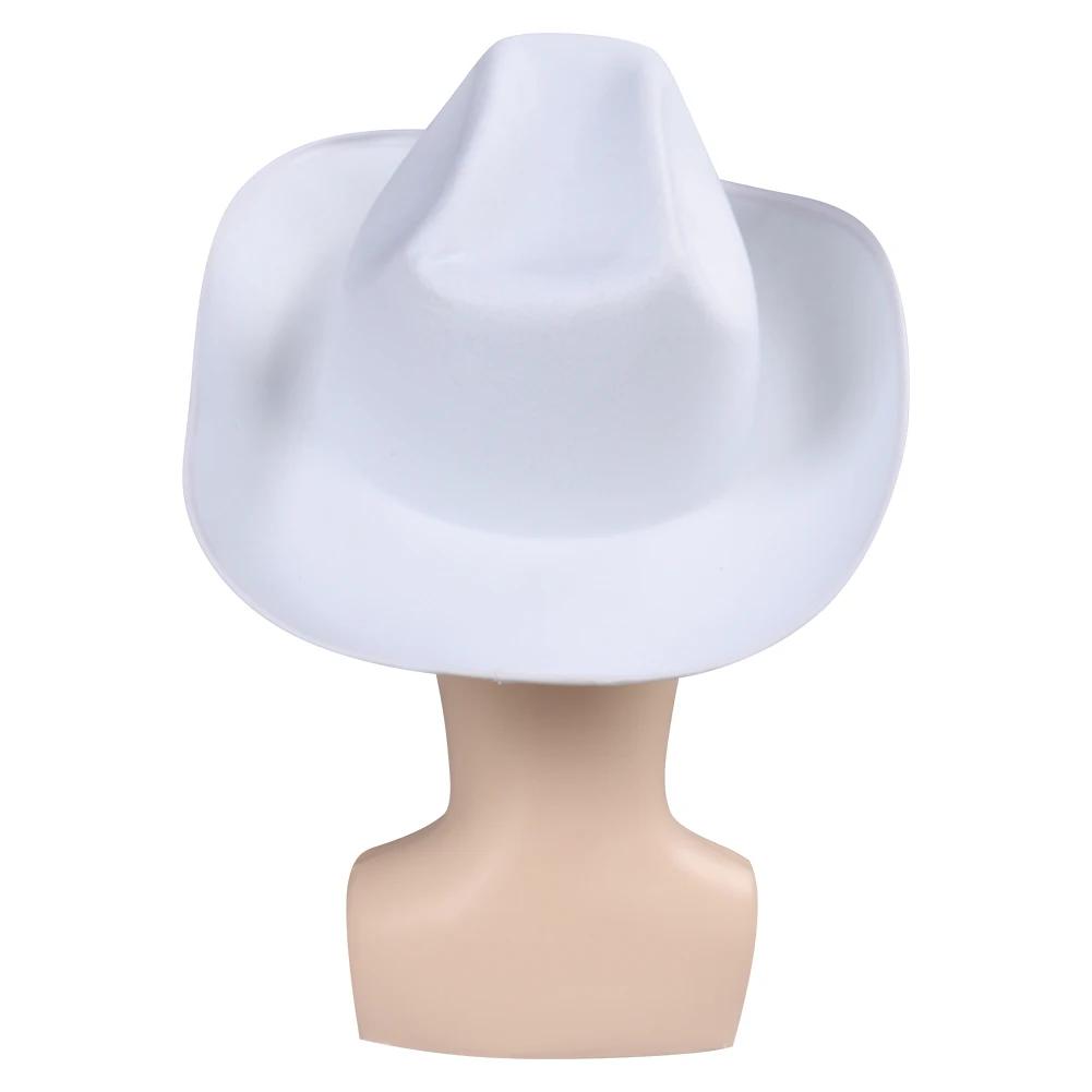 Female Barbier Cowboy Hats Ken Cosplay White Cap Men Role Play Costume Props Halloween Carnival Party Accessories Gifts