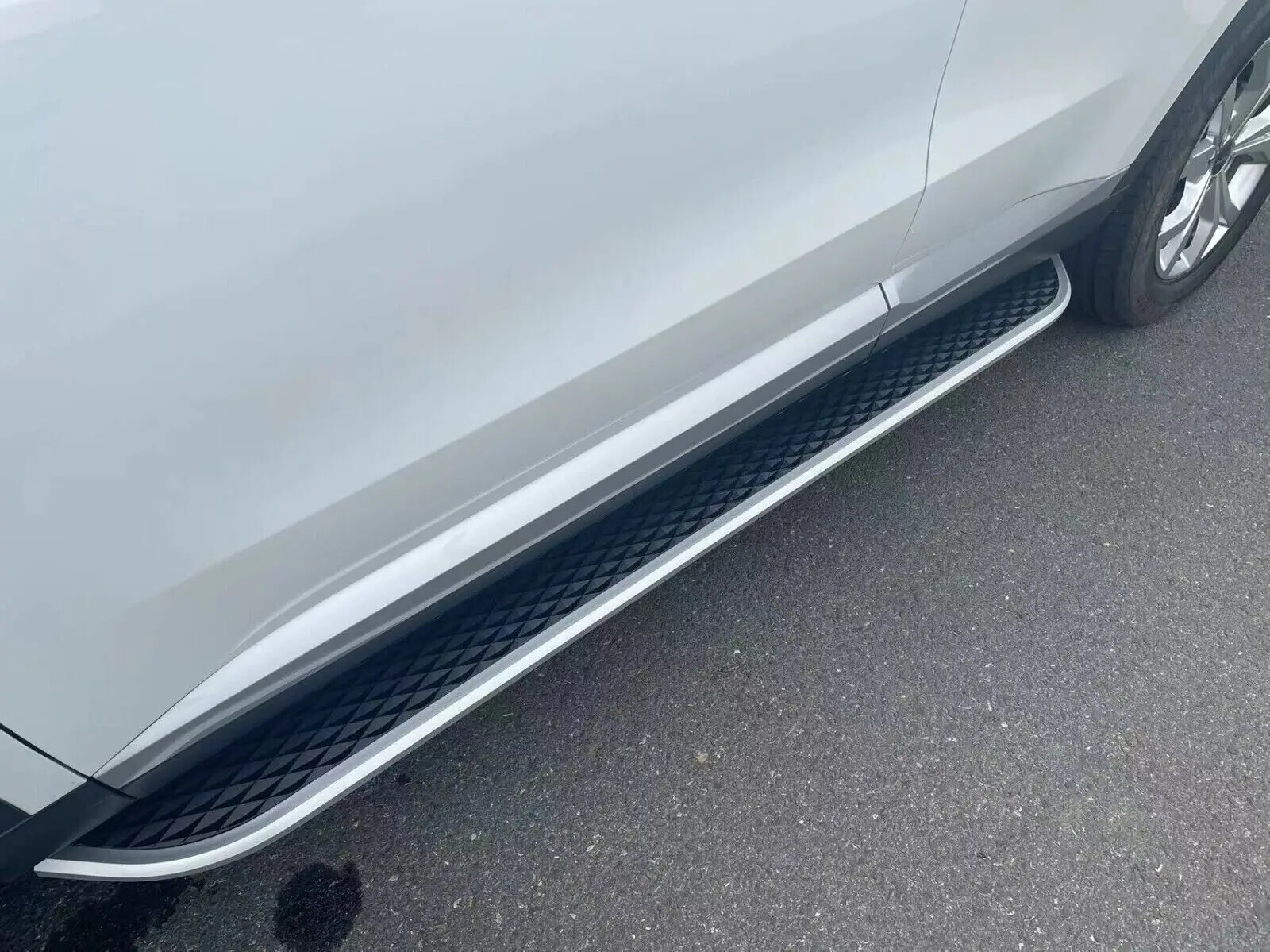 2 قطعة خطوة جانبية مناسبة لشركة هيونداي توكسون NX4 2022-2025 مجلس Nerf بار دواسة ألومنيوم (مع الأقواس)