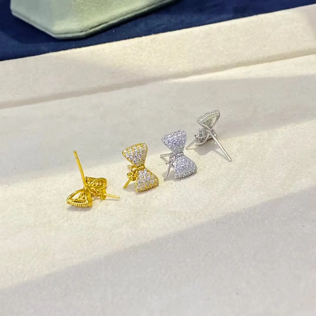 Wholesale S925 Sterling Silver Earrings Mount Findings Settings Base Mounting Parts Accessory for 7-8mm Pearls 5 pairs/lot
