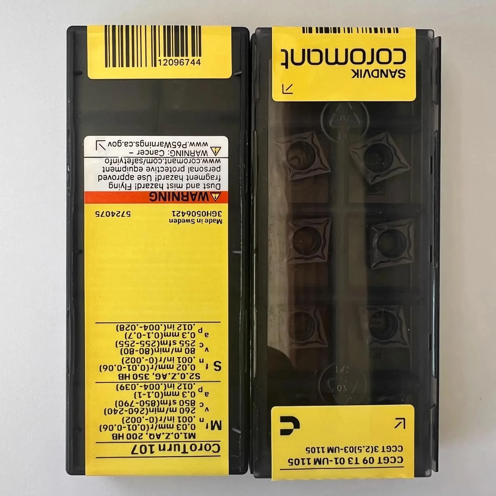 

Original SANDVIK / CCGT09T301-UM 1105 / Hard alloy CNC Blade 10 Pcs