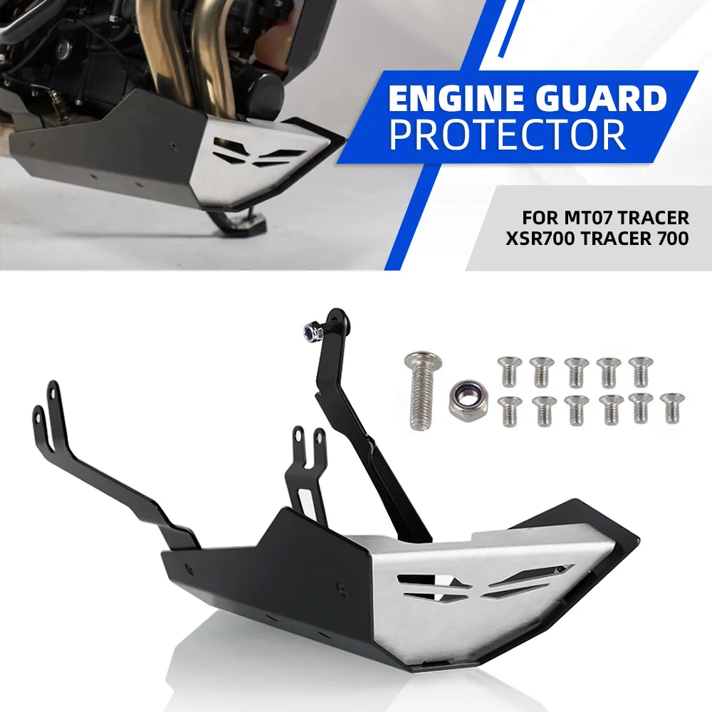 

For YAMAHA MT07 2014 -2020 Motorcycle Chassis Guard Engine Skid Plate Protective Cover MT-07 Tracer XSR700 XTribute TRACER 700